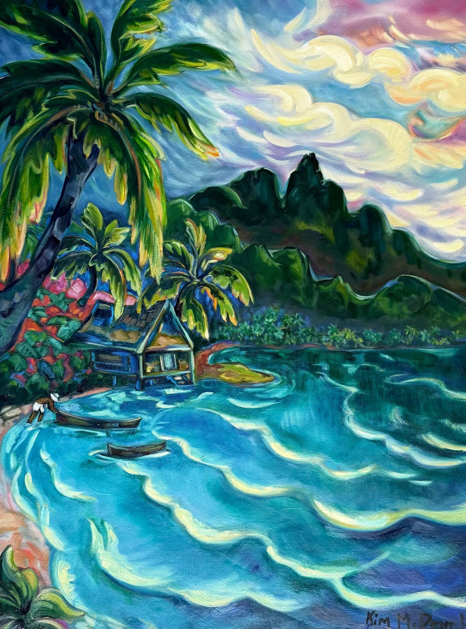 Fresh off the Easel: “It Looks Like Rain”