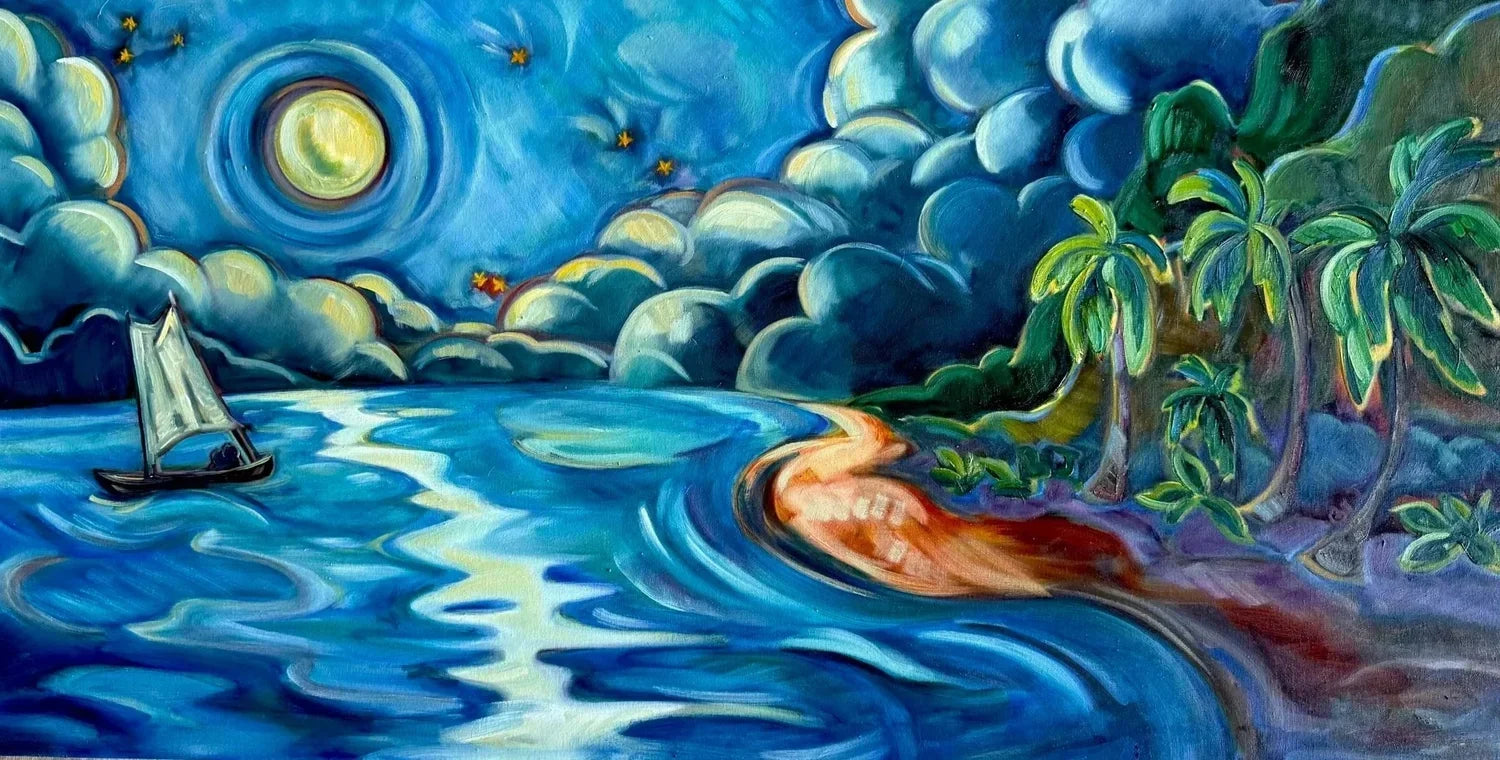 Fresh off the Easel: “Moonrise Voyage”