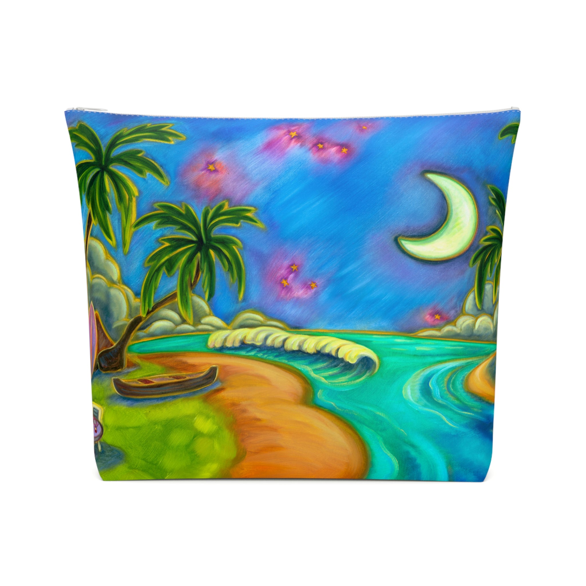 Cotton Cosmetic Bag | Mahina Rising