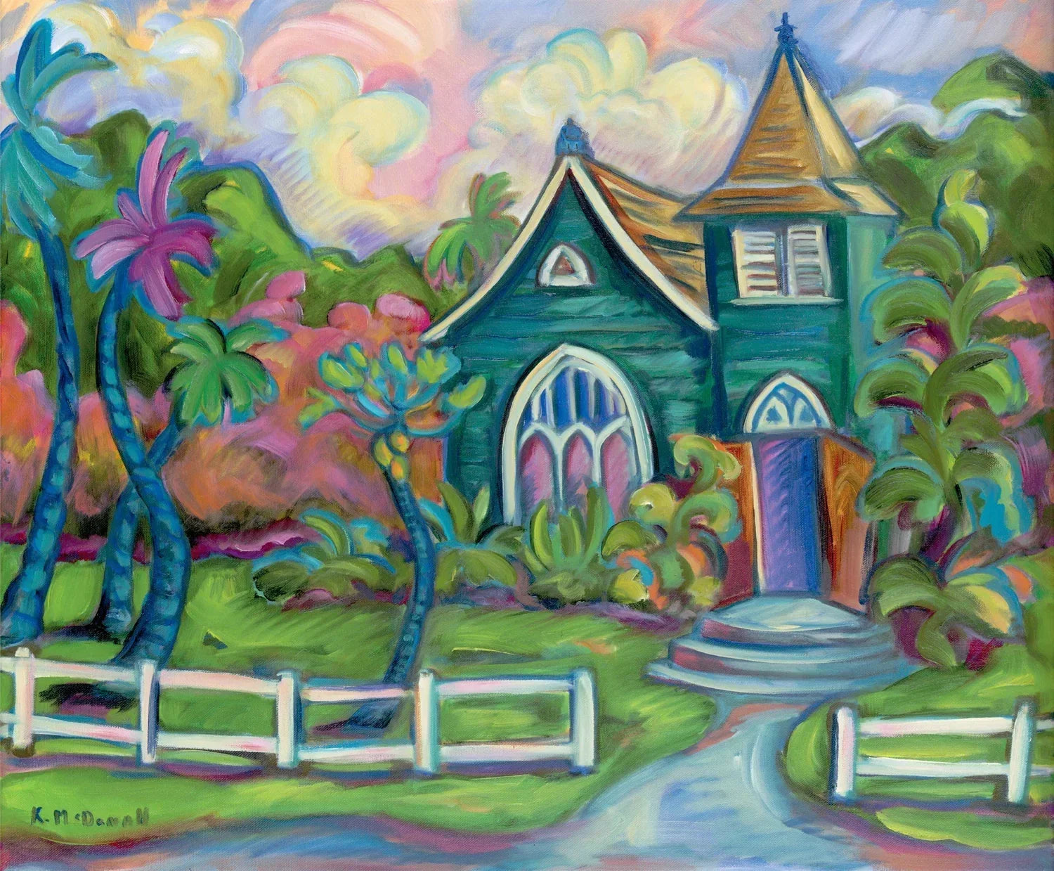 Tribute to the Hanalei Church on Kauai