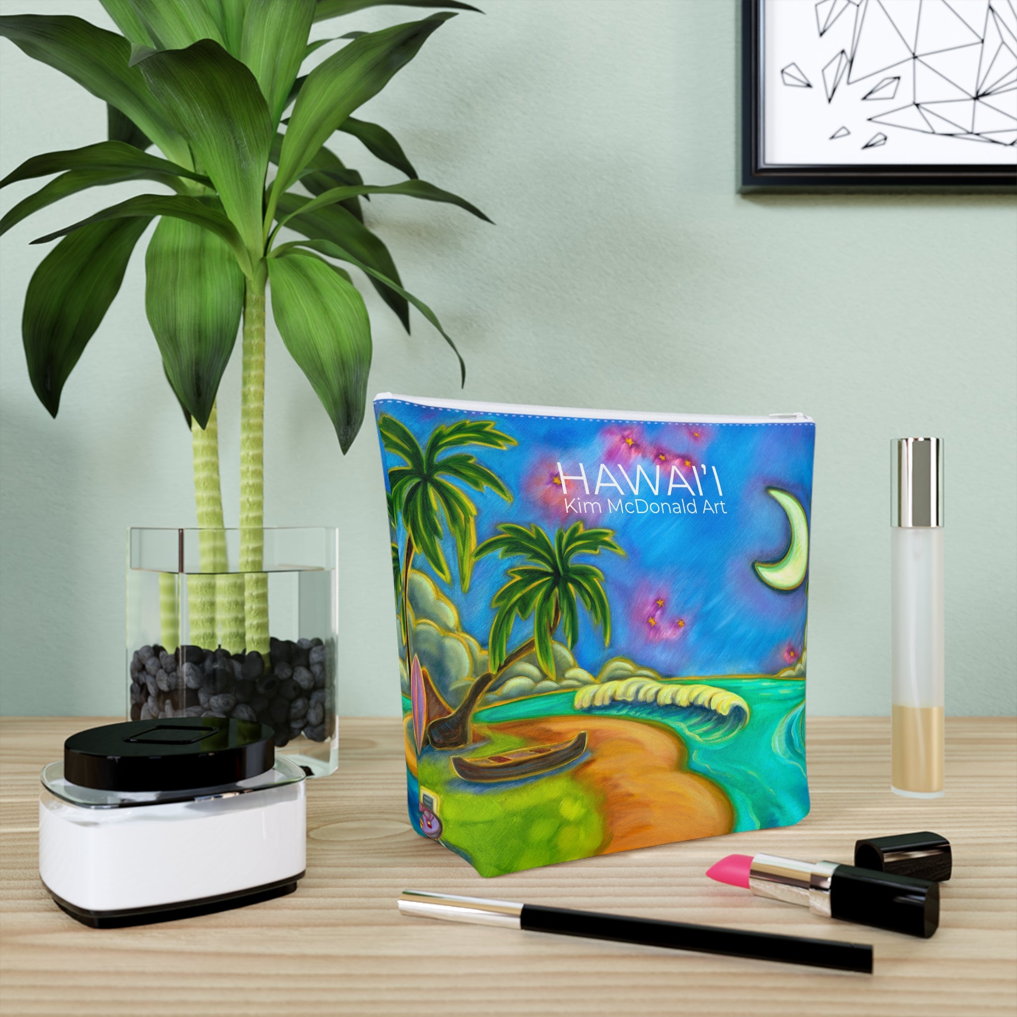 Cotton Cosmetic Bag | Mahina Rising