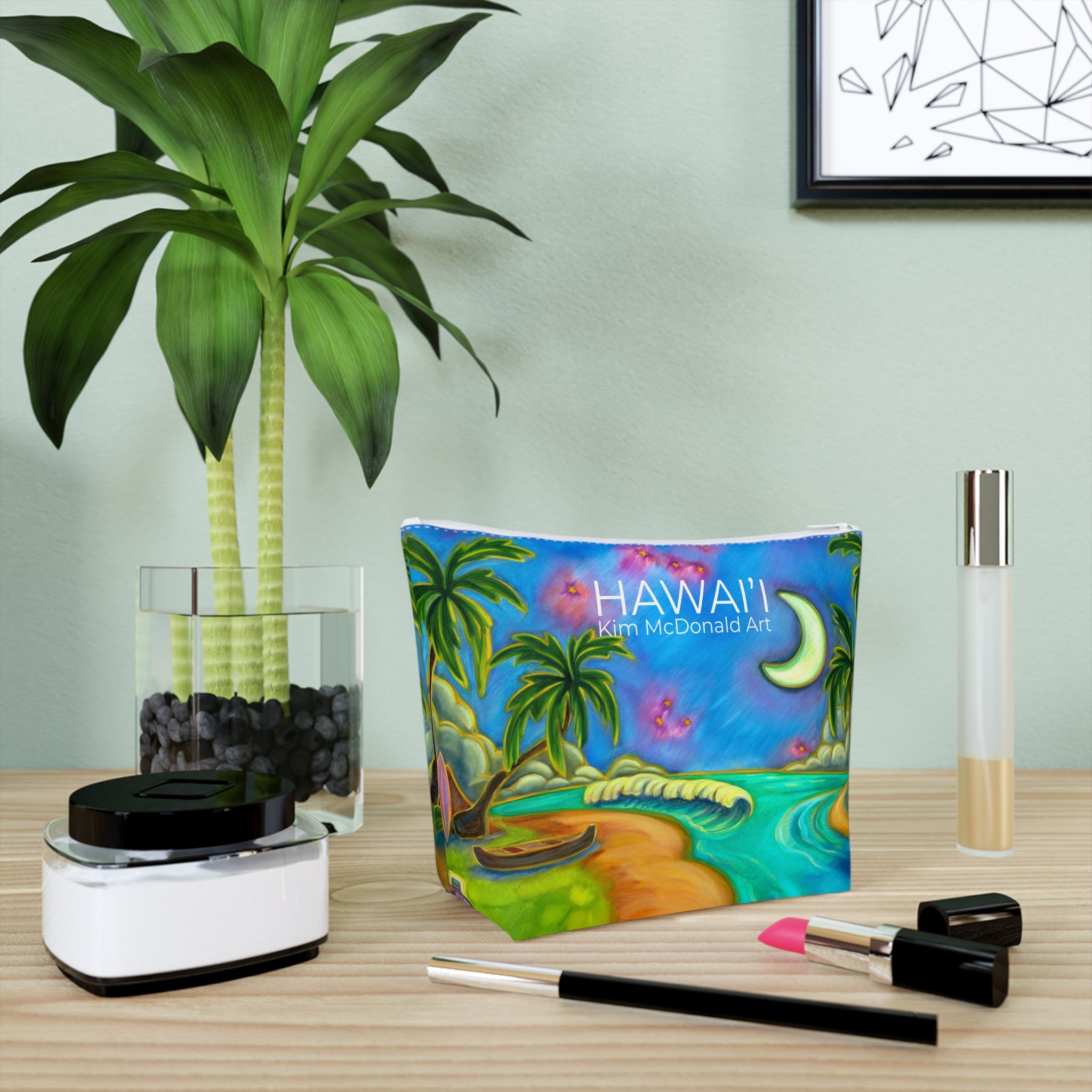 Cotton Cosmetic Bag | Mahina Rising