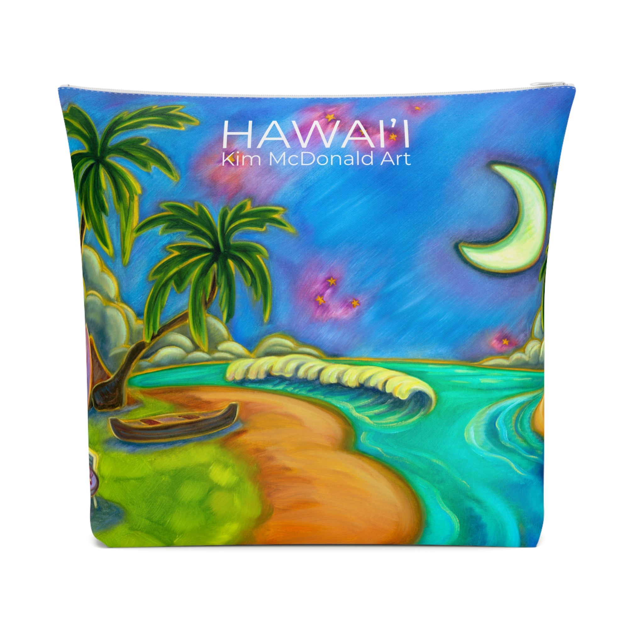 Cotton Cosmetic Bag | Mahina Rising