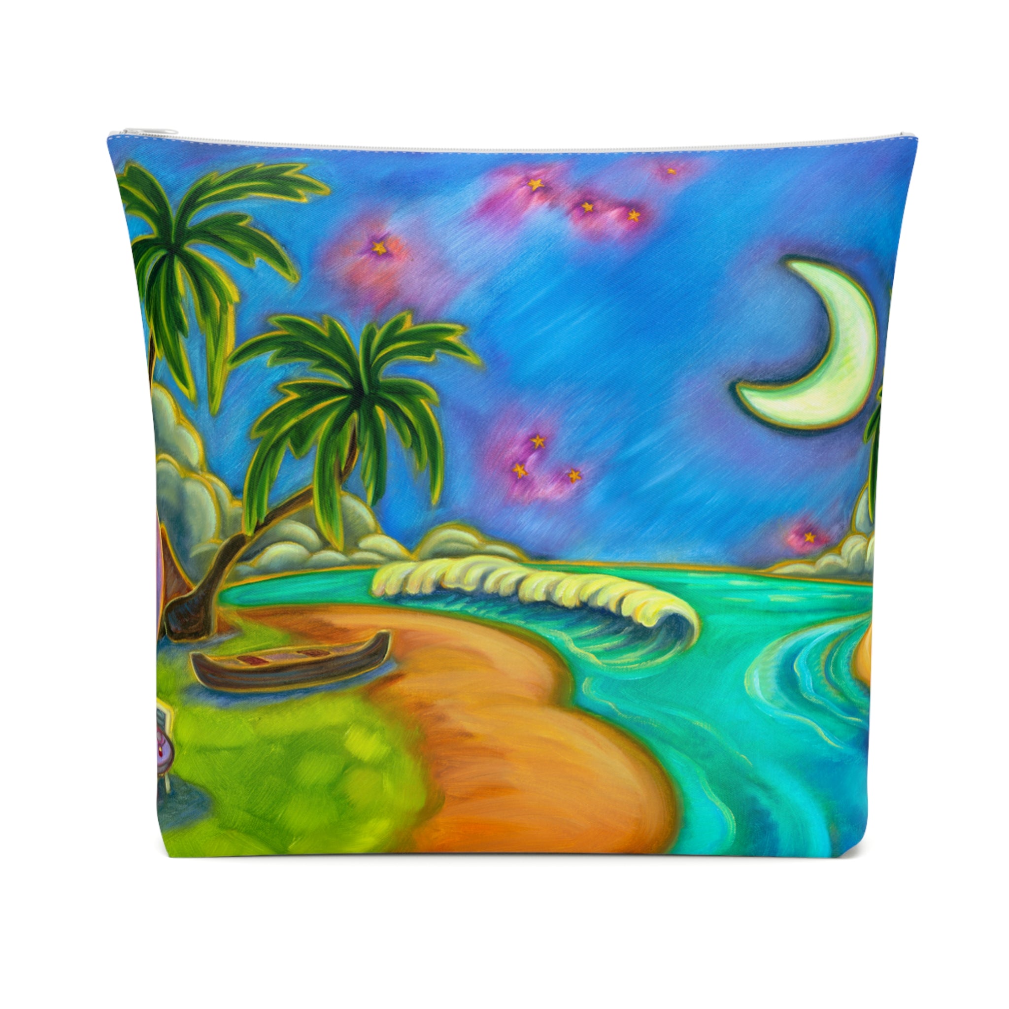 Cotton Cosmetic Bag | Mahina Rising