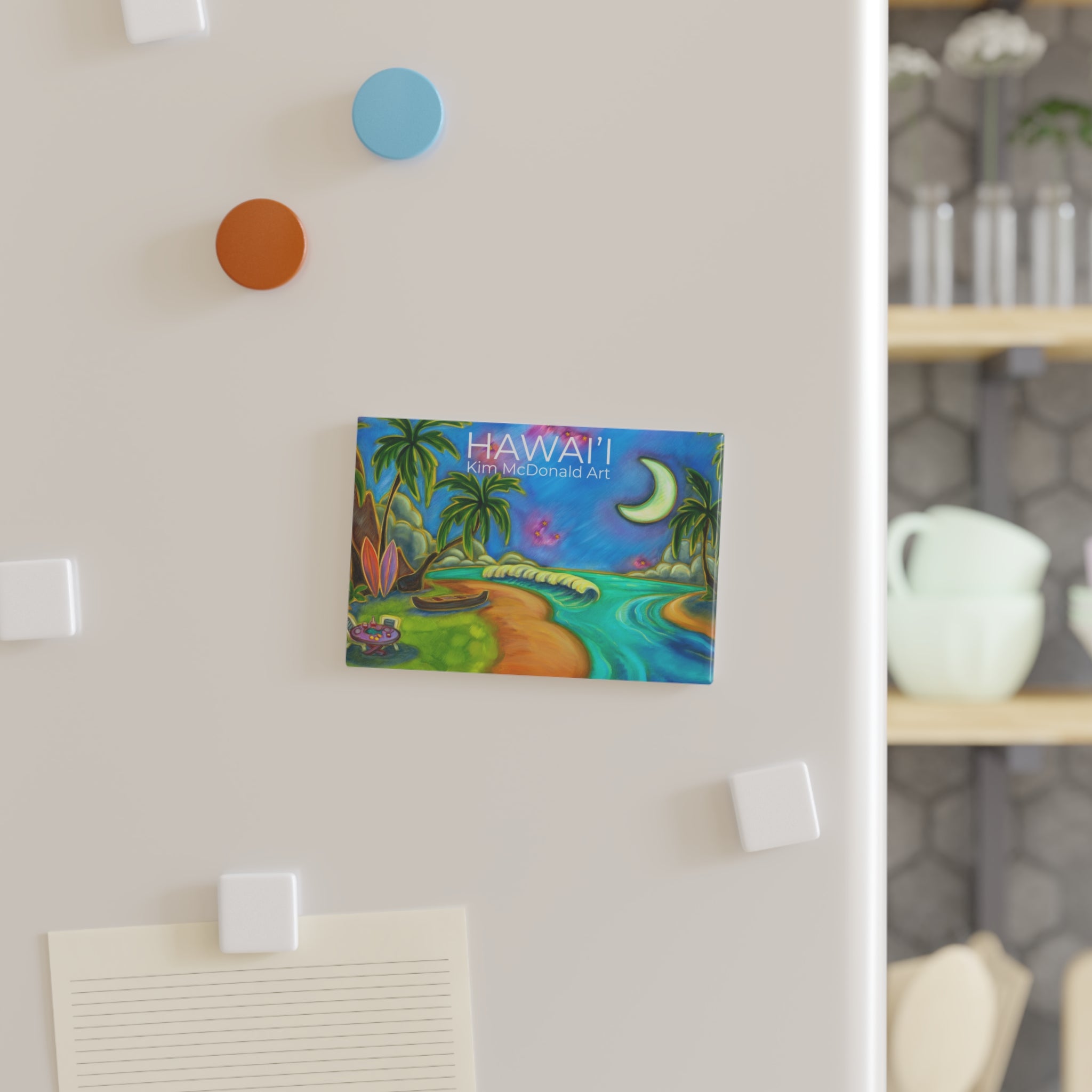 Button Magnet, Rectangle | Mahina Rising