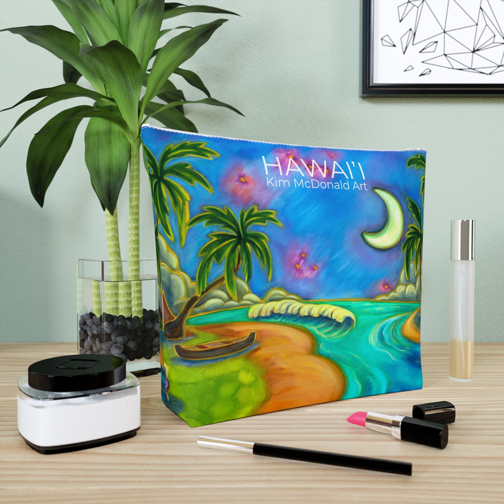 Cotton Cosmetic Bag | Mahina Rising