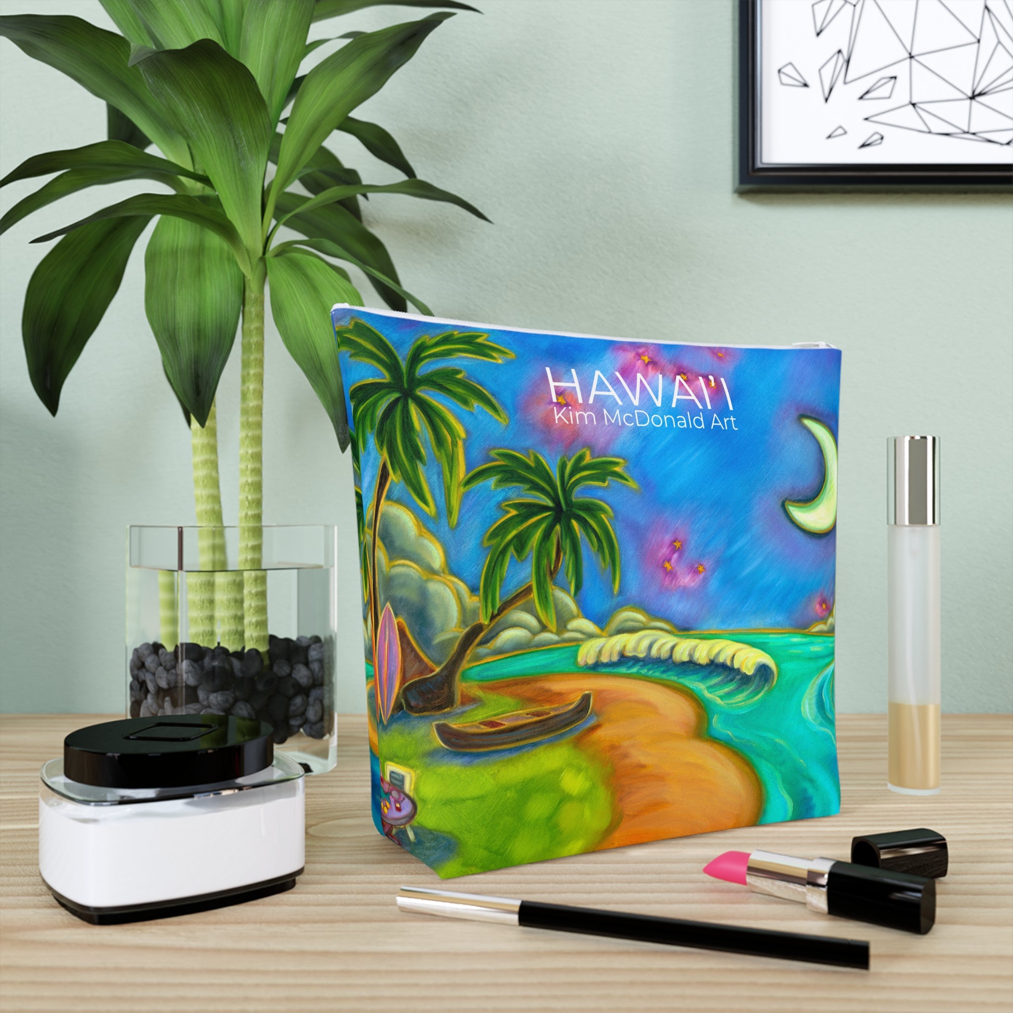 Cotton Cosmetic Bag | Mahina Rising