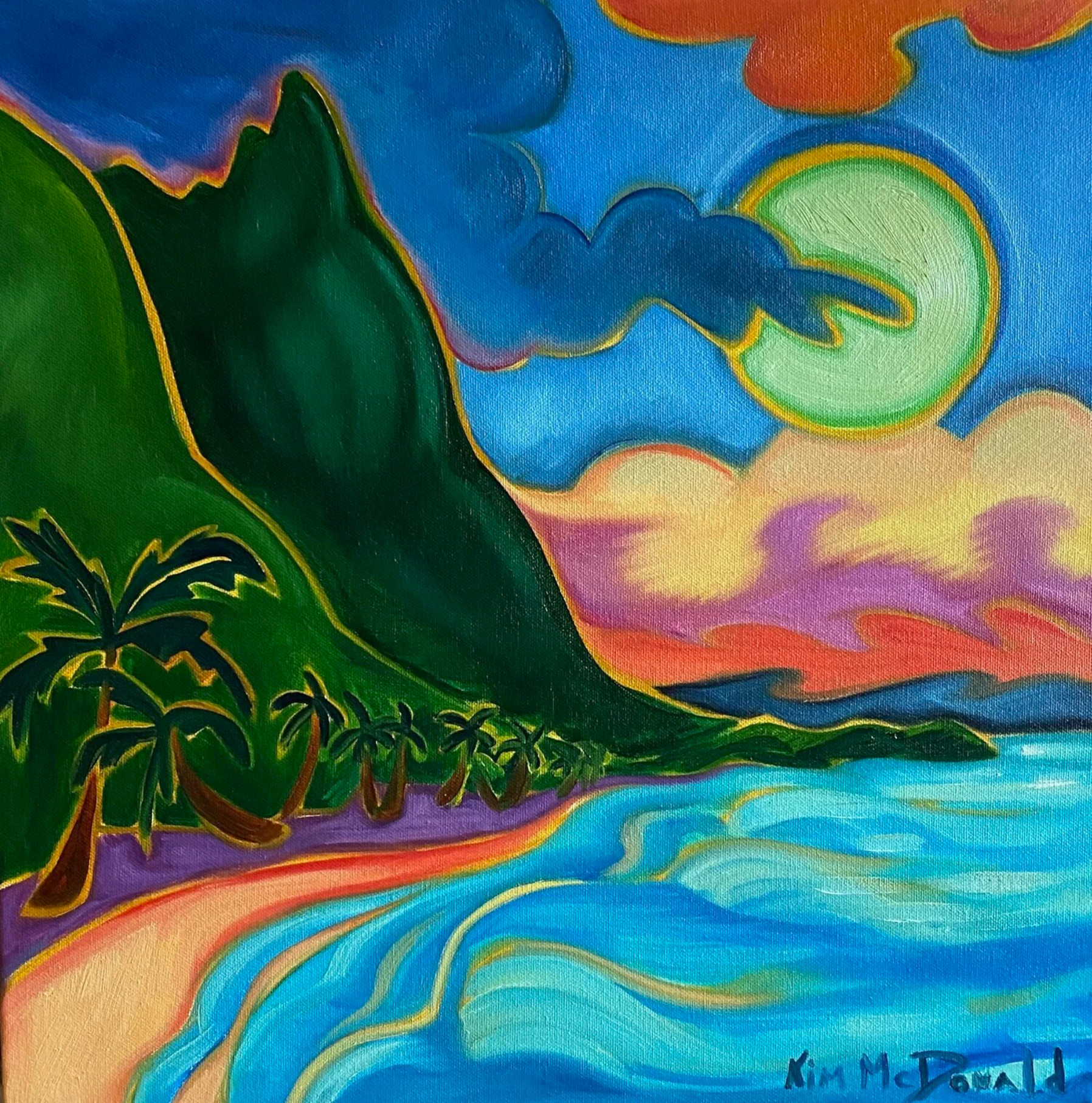Moonrise Over Bali Hai - Mini
