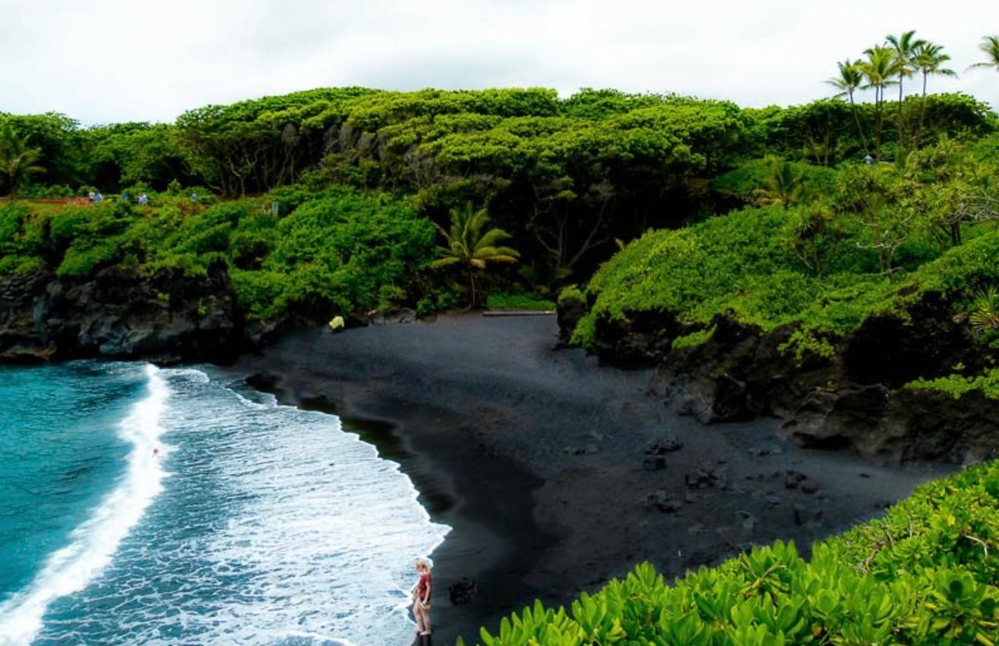 Black Sand Beach - Honokalani, Hana